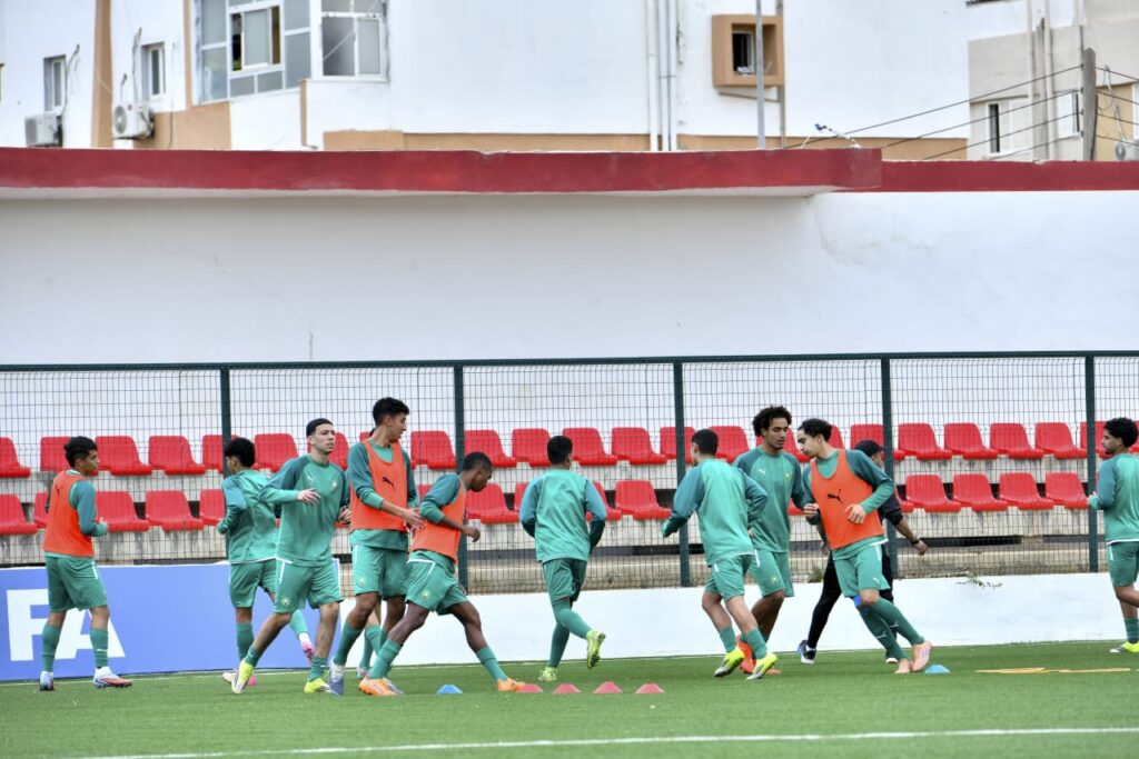 المغرب يختتم تحضيراته لمواجهة تونس بشمال إفريقيا