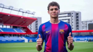 حمزة عبد الكريم المصري يسجل أول أهدافه مع برشلونة