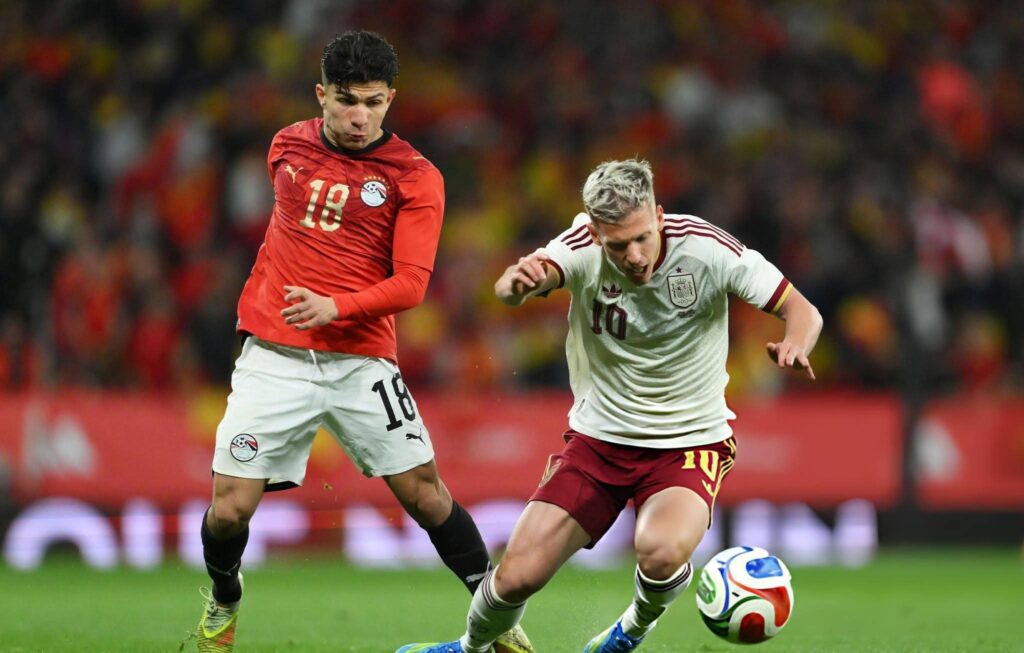 مصر تتعادل مع إسبانيا سلبيًا في مباراة ودية ببرشلونة