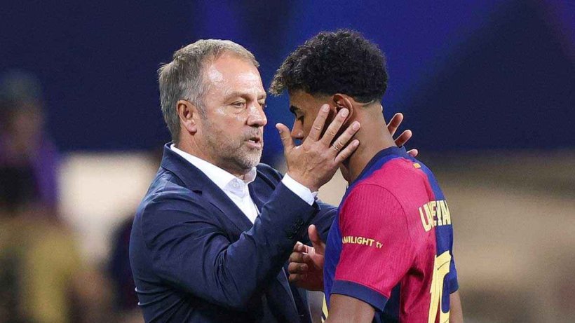 يامال يرفض مصافحة فليك بعد الفوز على أتلتيكو مدريد