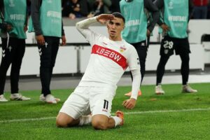 الخنوس يصنع هدفًا لشتوتغارت ويتعادل مع فيردر بريمن