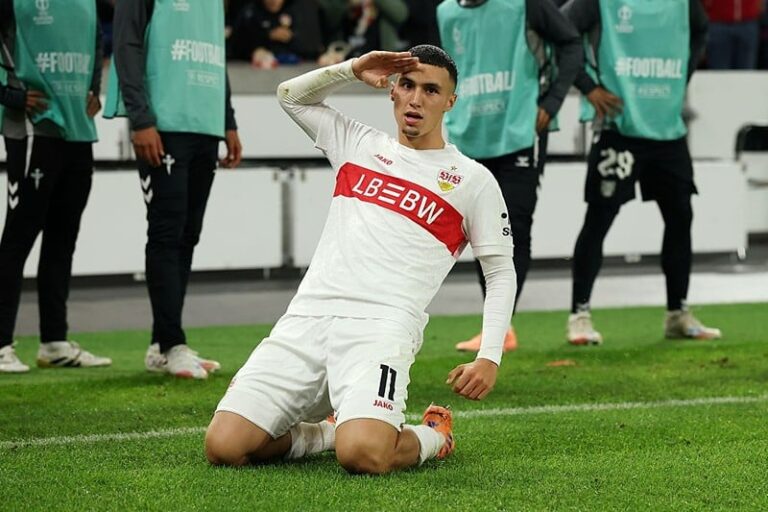 الخنوس يصنع هدفًا لشتوتغارت ويتعادل مع فيردر بريمن