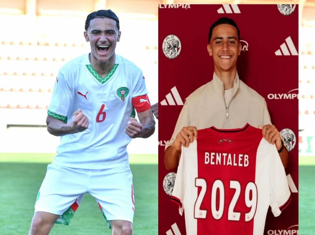 بنطالب يوقع عقدًا احترافيًا مع أياكس بعد فوز شمال إفريقيا