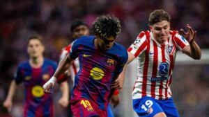 أتلتيكو مدريد يتأهل لنصف النهائي رغم فوز برشلونة
