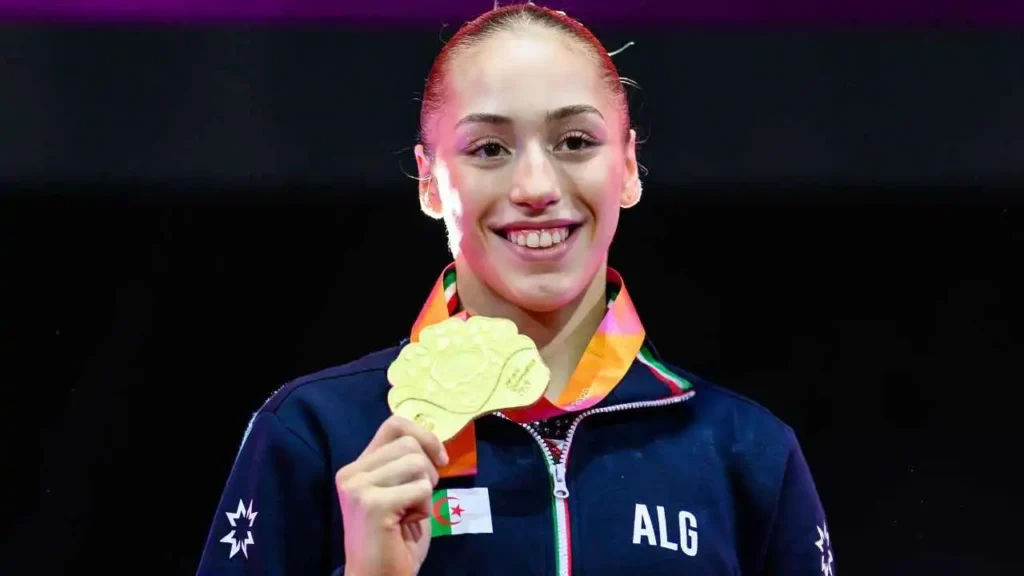 كيليا نمور تحصد ذهبية كأس العالم للجمباز في القاهرة
