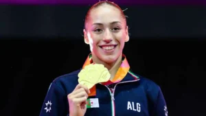 كيليا نمور تحصد ذهبية كأس العالم للجمباز في القاهرة