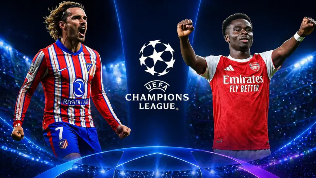 موعد مباراة أتلتيكو مدريد وآرسنال والقنوات الناقلة