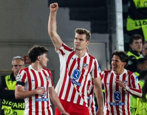 أتلتيكو مدريد يفوز على برشلونة 2-0 في ذهاب ربع النهائي