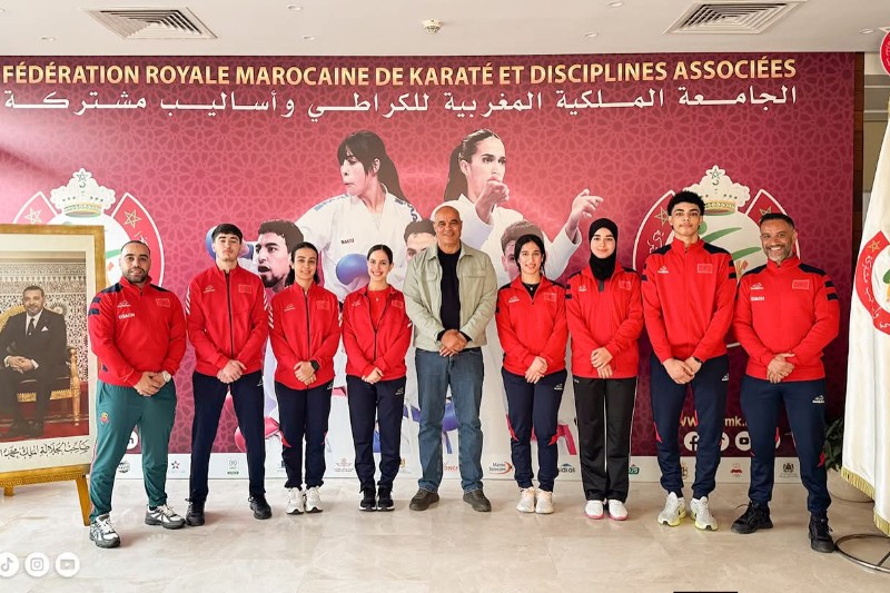 المغرب يشارك في دوري كورونيا الإسباني للكاراتيه