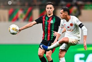 الجيش الملكي يفوز على بركان (2-0) ويقترب من النهائي الأفريقي