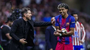 سيميوني يضع خطة لإيقاف يامال بمواجهة برشلونة