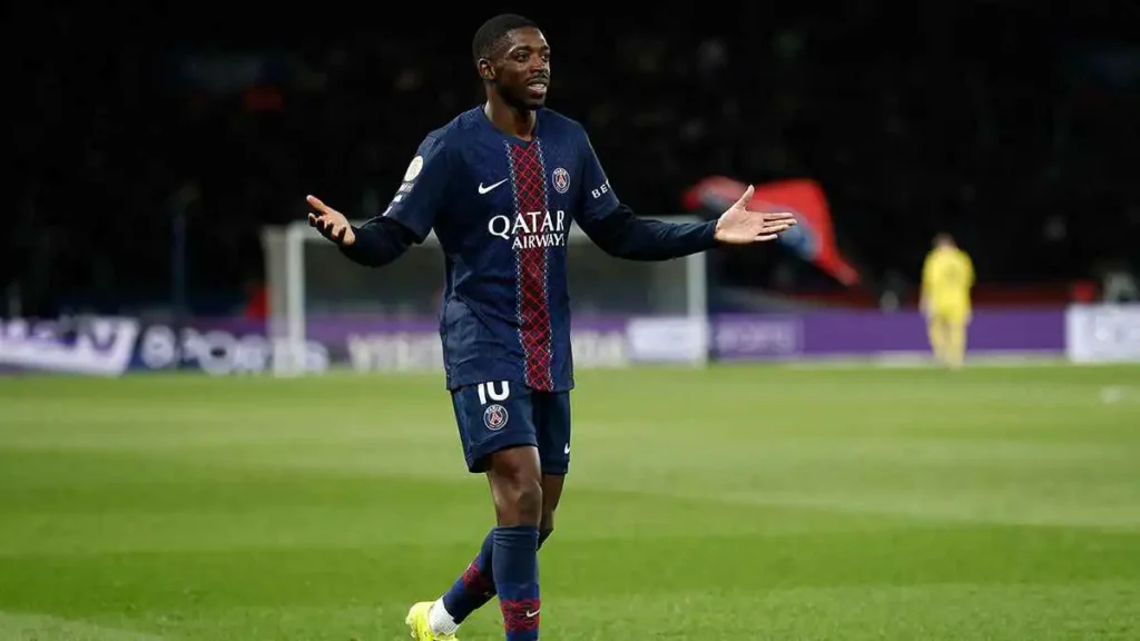 عرض سعودي ضخم يهدد بقاء ديمبيلي في باريس