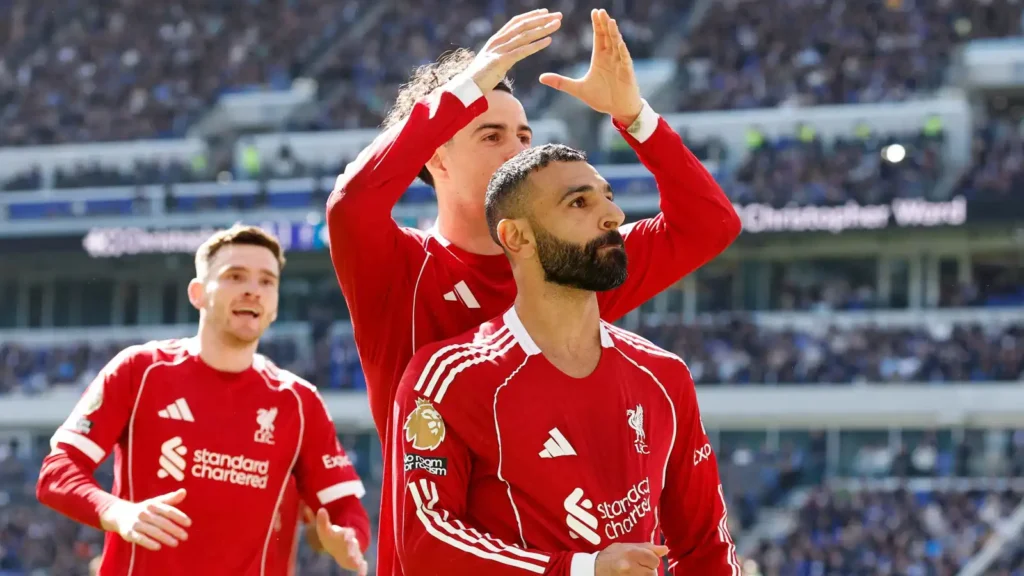 صلاح يعادل رقم جيرارد القياسي مع ليفربول