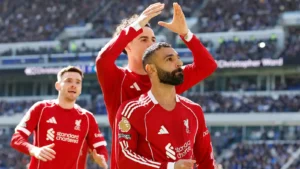 صلاح يعادل رقم جيرارد القياسي مع ليفربول