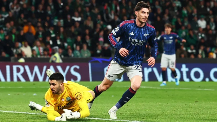 أرسنال يفوز على سبورتينغ في لشبونة بدوري الأبطال