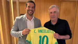 البرازيل تمدد عقد أنشيلوتي حتى 2030 رسميًا