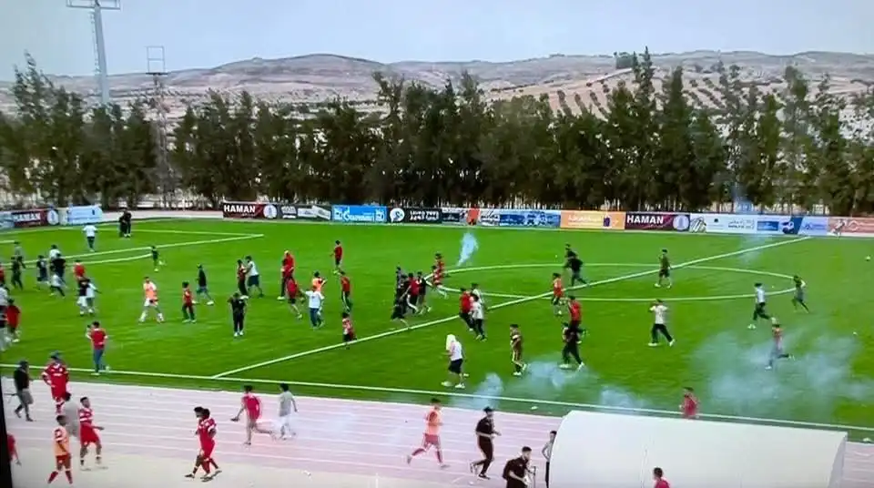 الأمن يطلق النار لفض شغب مباراة السويحلي والاتحاد الليبي