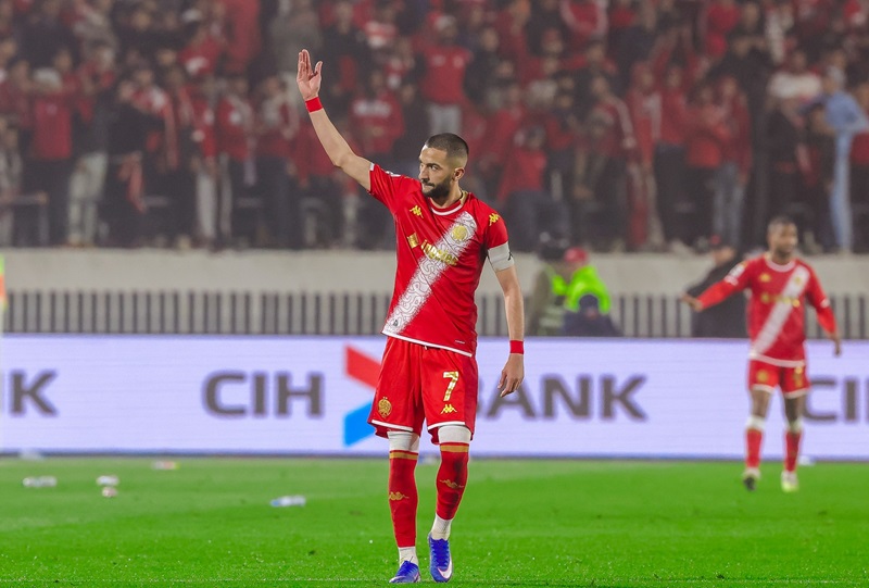 الوداد يفوز على المكناسي بهدفين.. وزياش يسجل.