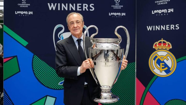 بيريز يهاجم برشلونة: "حصدنا أبطال أوروبا أكثر منهم"