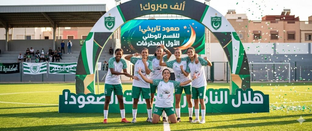 سيدات هلال الناظور يتأهلن للدوري المغربي الممتاز