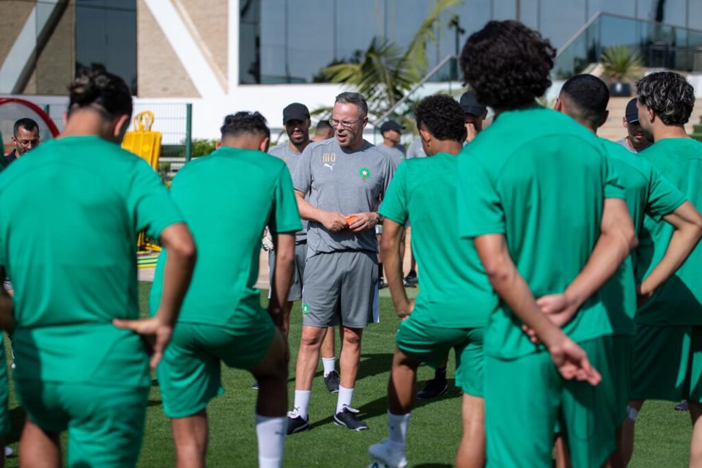 المنتخب المغربي يواصل تدريباته استعدادًا للإعلان عن قائمة المونديال