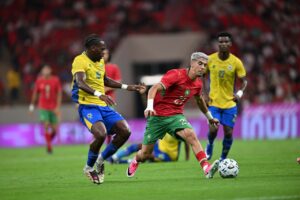 تقييم أداء الخط الهجومي للمنتخب المغربي أمام الغابون
