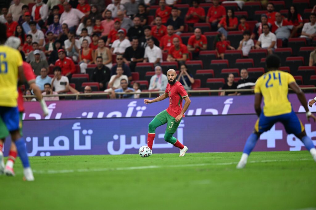 نصير مزراوي يقود المغرب للفوز على الغابون بأرقام قياسية