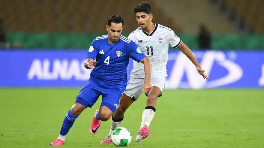الكويت يودع كأس الخليج رسمياً بعد خسارته أمام العراق
