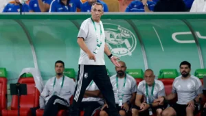 غياب المدرب دونيس عن تدريبات المنتخب السعودي قبل مواجهة العراق