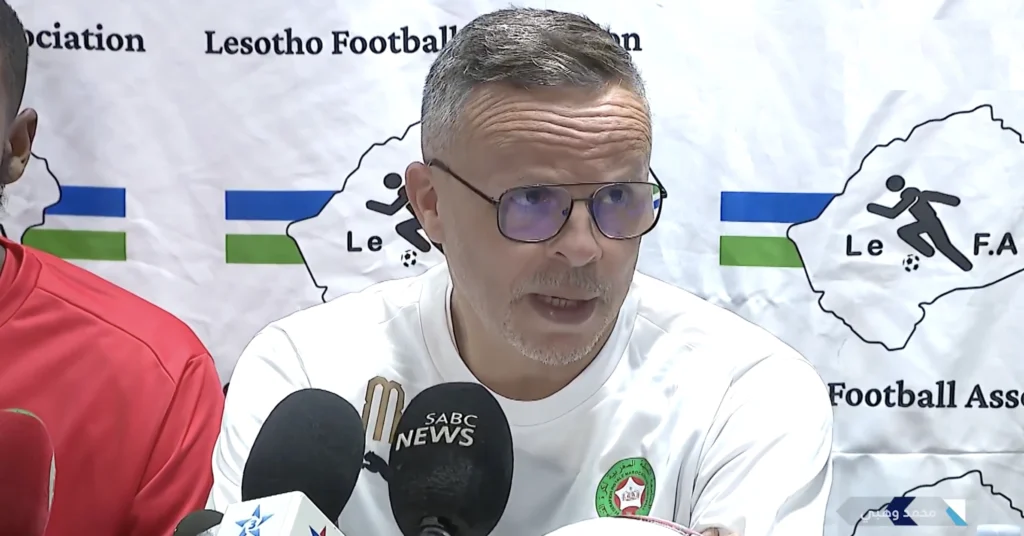 وهبي يعلن رضاه عن أداء المنتخب المغربي أمام ليسوتو ويحدد النواقص