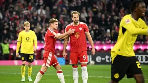 هاري كين يهدر ركلة جزاء أمام دورتموند عقب تتويجه بالكرة الذهبية