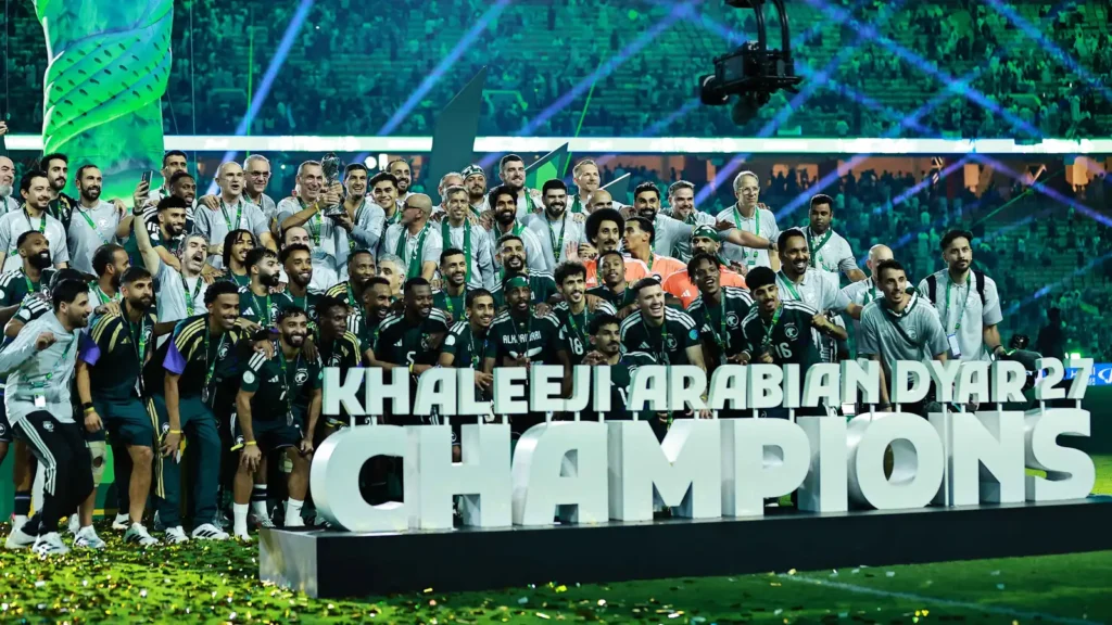 المنتخب السعودي يتوج بلقب خليجي 27 ويحصد مكافأة مالية مليون دولار