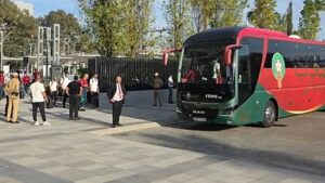 المنتخب المغربي يصل إلى طنجة عبر قطار البراق استعداداً لمواجهة مالي