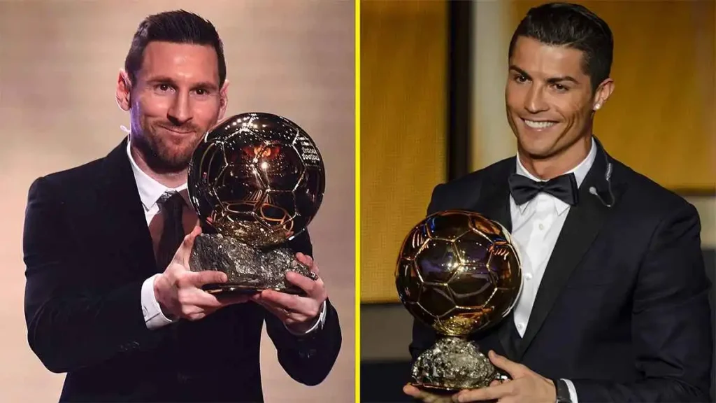 رونالدو يتفوق على ميسي في استفتاء فرانس فوتبول التاريخي لأفضل نسخة