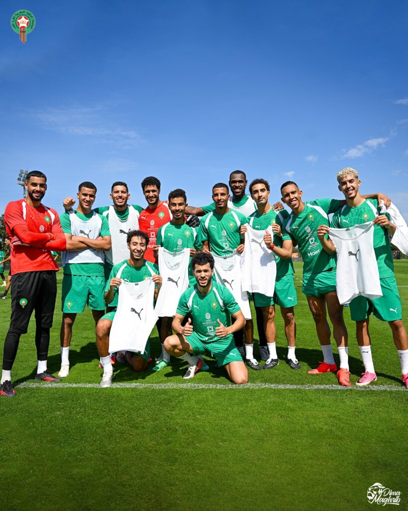 المنتخب المغربي يختتم تدريباته تأهبًا لمواجهة مالي الودية بطنجة