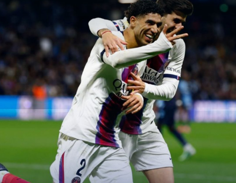 حكيمي يقود باريس سان جيرمان للفوز على لوهافر بخماسية في الدوري