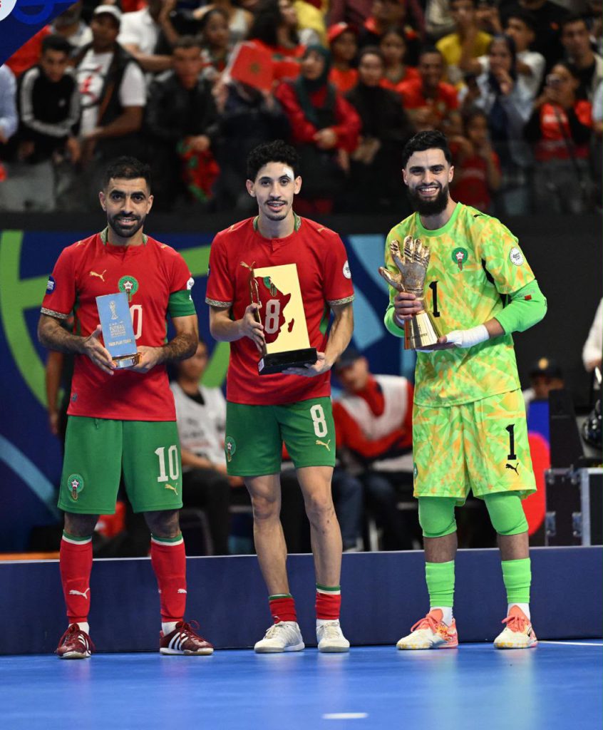 لاعبو المنتخب المغربي يستحوذون على جوائز كأس أمم أفريقيا للفوتسال