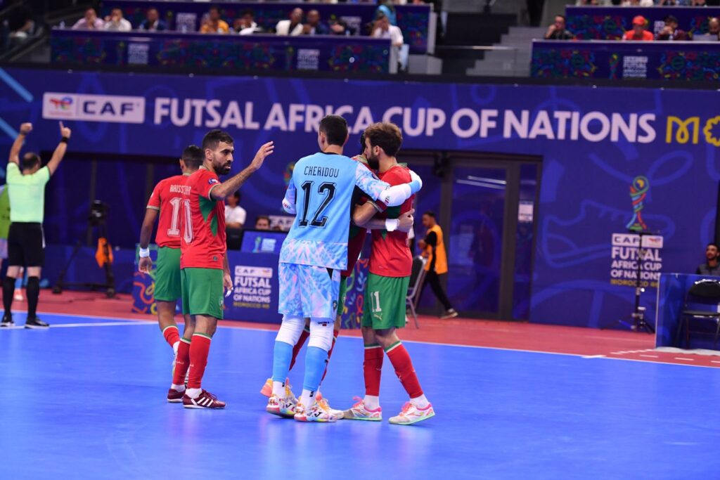 المنتخب المغربي يواجه أنغولا في نهائي كأس أمم إفريقيا للفوتسال