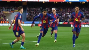 برشلونة يعلن غياب داني أولمو شهراً بسبب تمزق عضلي